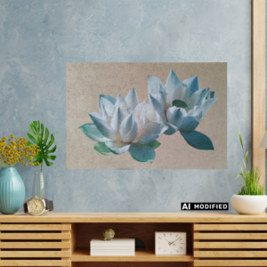 Lotus kuvatuloste 60 x 90 x 2cm / Outlet tuote 2.