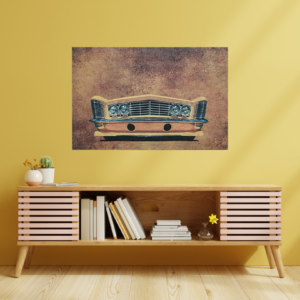 Klassikon keula akustoiva kuvatuloste 90x60x2cm / Outlet tuote 27.