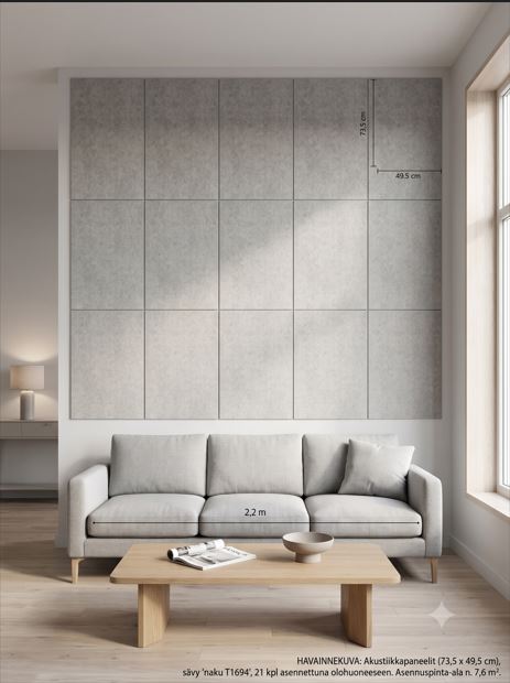 Messuakustiikkaa eri kokoisia 8,72m2 / Outlet tuote 9. - Image 2